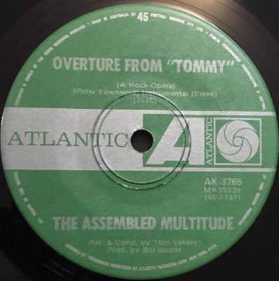 The Assembled Multitude : Overture From Tommy (A Rock Opera) (7&quot;, Single)