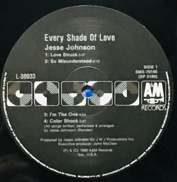 Jesse Johnson : Every Shade Of Love (LP, Album)