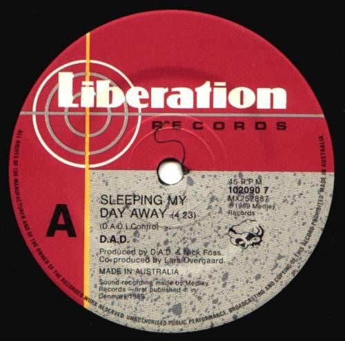 D-A-D : Sleeping My Day Away (7", Single)