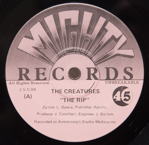 The Creatures (9) : Sea Fury (7", Single)