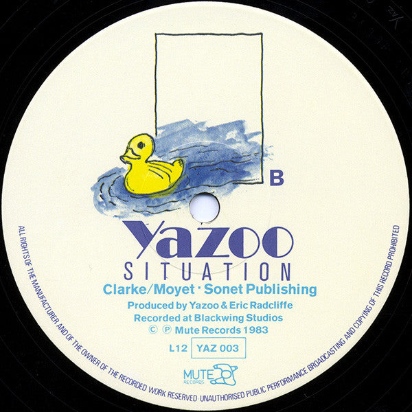 Yazoo : Nobody's Diary / Situation (12", Single, Ltd, Num)