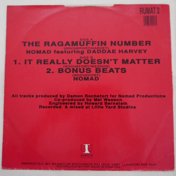Nomad Featuring Daddae Harvey : The Raggamuffin Number (12")