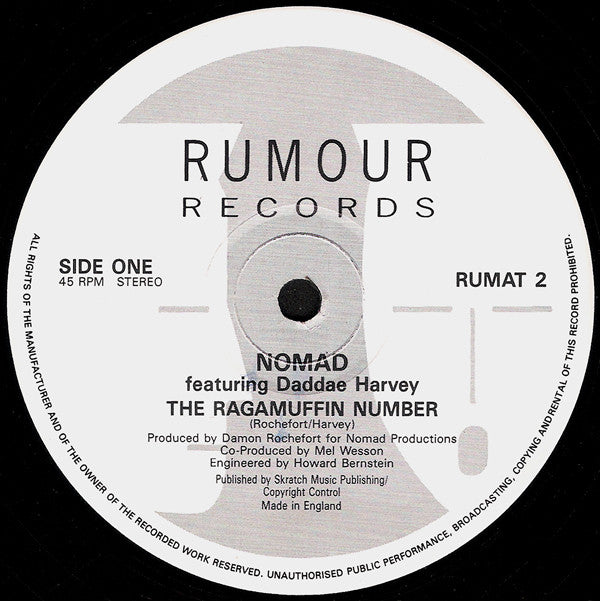Nomad Featuring Daddae Harvey : The Raggamuffin Number (12")