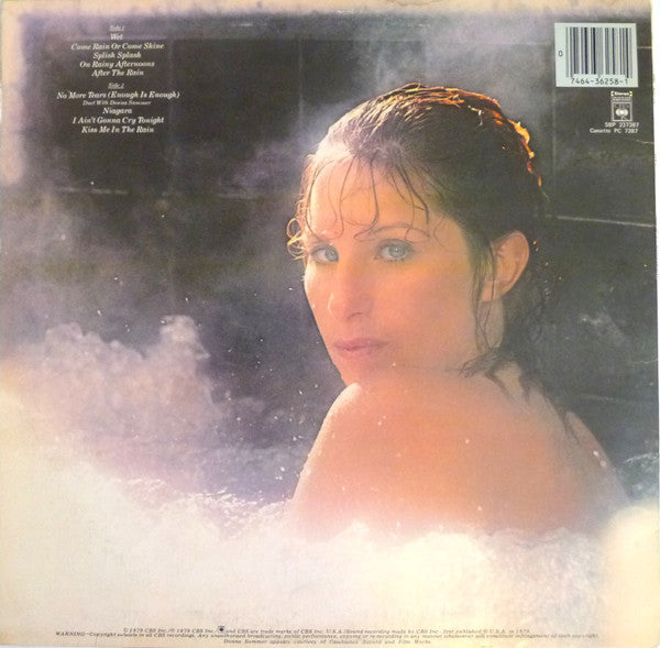 Barbra Streisand : Wet (LP, Album)