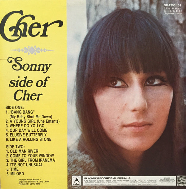 Cher : The Sonny Side Of Cher (LP, Album, RE)