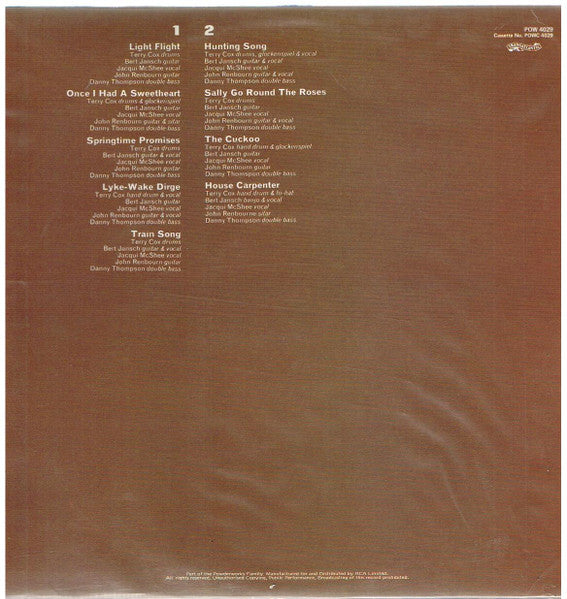 The Pentangle* : Basket Of Light (LP, Album, RE)