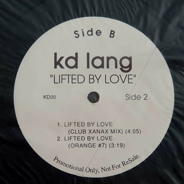 k.d. lang : Lifted By Love (12", Promo)