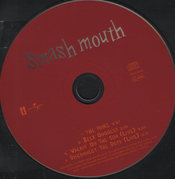 Smash Mouth : The Fonz (CD, Single)