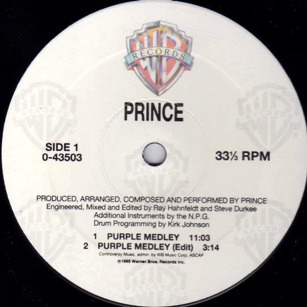 Prince : Purple Medley (12", Maxi)