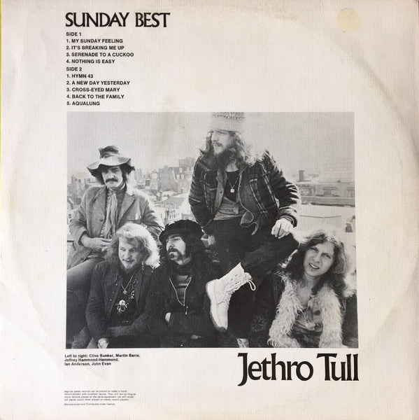 Jethro Tull : Sunday Best (LP, Comp)