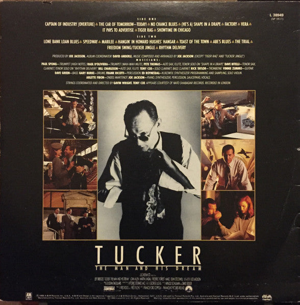 Joe Jackson : Tucker: The Man And His Dream (Original Motion Picture Soundtrack) (LP, Album)