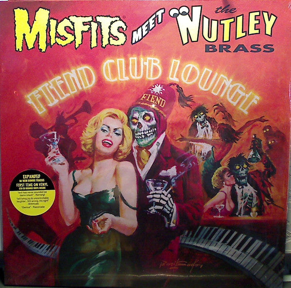The Nutley Brass : Misfits Meet The Nutley Brass - Fiend Club Lounge  (LP, Album, Ltd, RE, Ora)