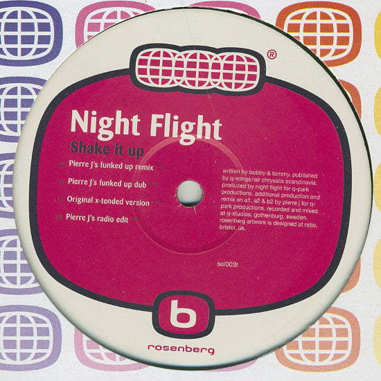 Night Flight : Shake It Up (12")