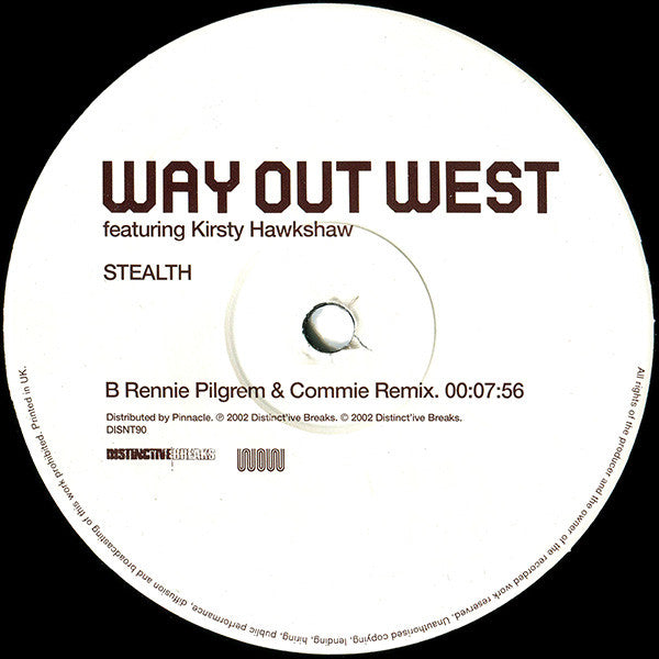 Way Out West Featuring Kirsty Hawkshaw : Stealth (12 Inch No.1) (12")