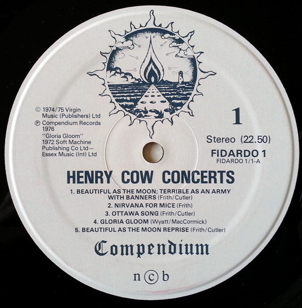 Henry Cow : Concerts (2xLP, Album)