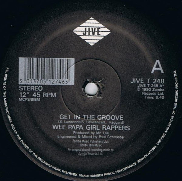 Wee Papa Girl Rappers : Get In The Groove (12")