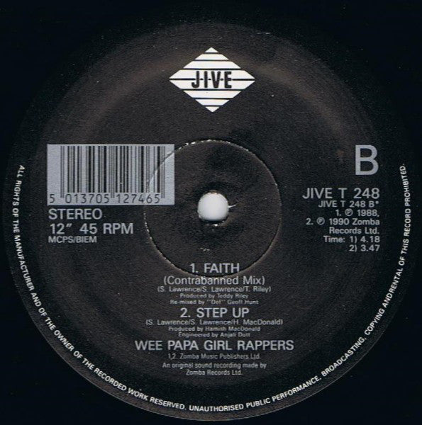Wee Papa Girl Rappers : Get In The Groove (12")