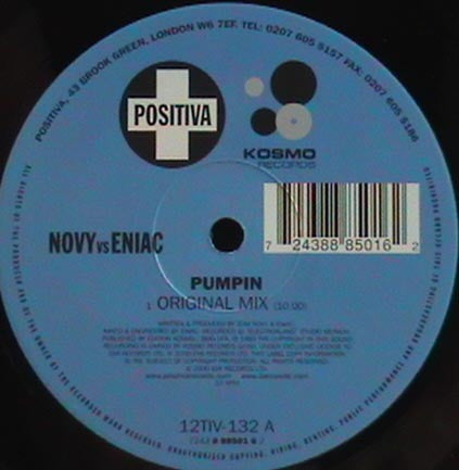 Novy vs. Eniac : Pumpin (12")