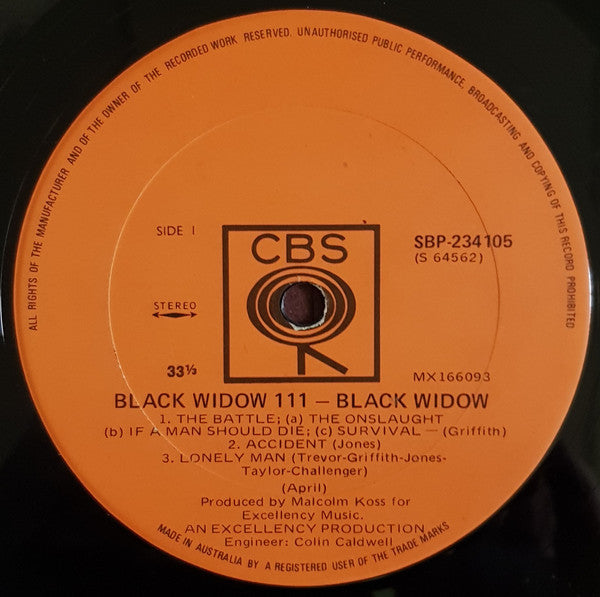 Black Widow (5) : III (LP, Album)