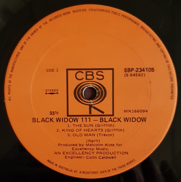 Black Widow (5) : III (LP, Album)