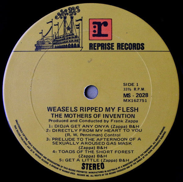 The Mothers : Weasels Ripped My Flesh (LP, Album)