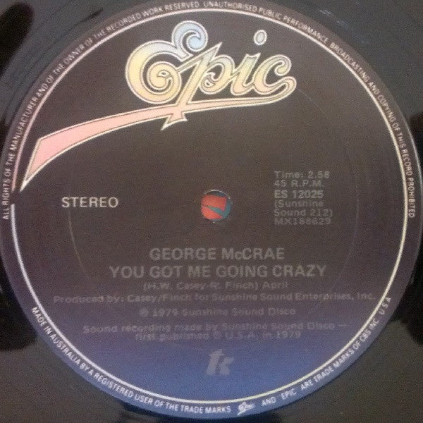 George McCrae : Don't You Feel My Love (12")