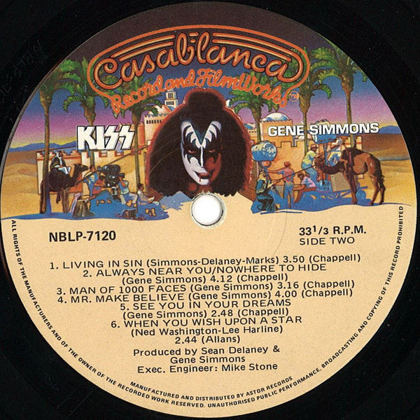 Kiss, Gene Simmons : Gene Simmons (LP, Album)