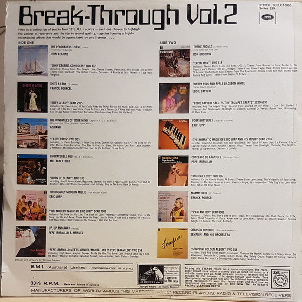 Various : Break-Through Vol.2 (LP, Comp)