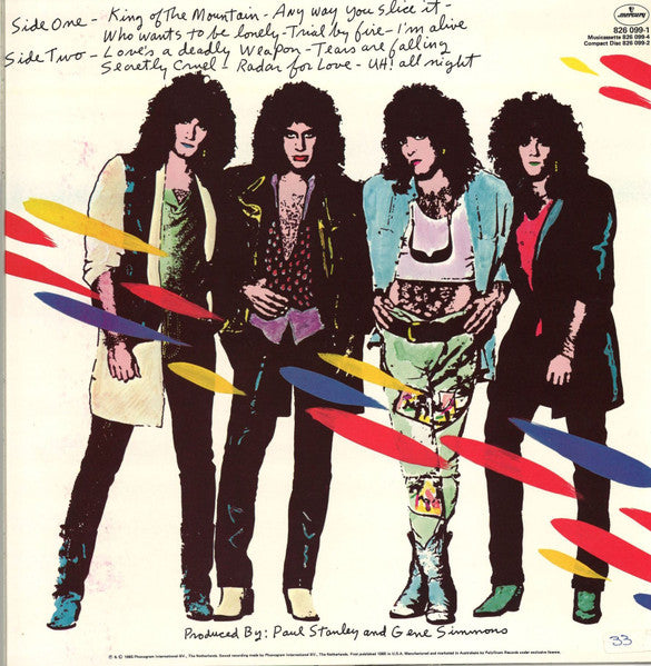 Kiss : Asylum (LP, Album)