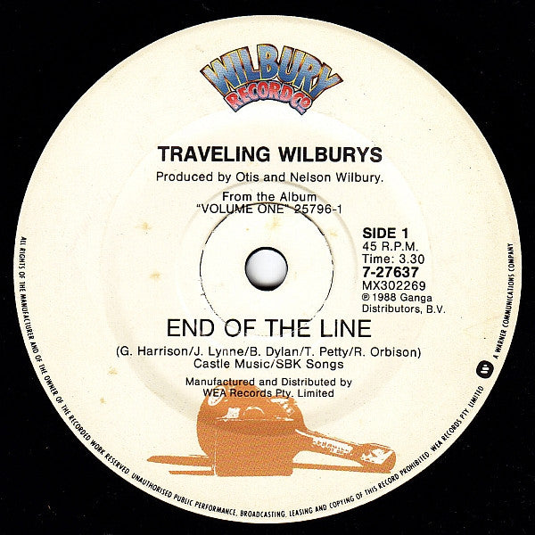 Traveling Wilburys : End Of The Line (7&quot;, Single)