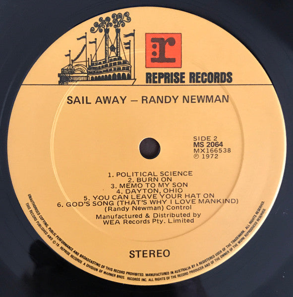 Randy Newman : Sail Away (LP, Album)