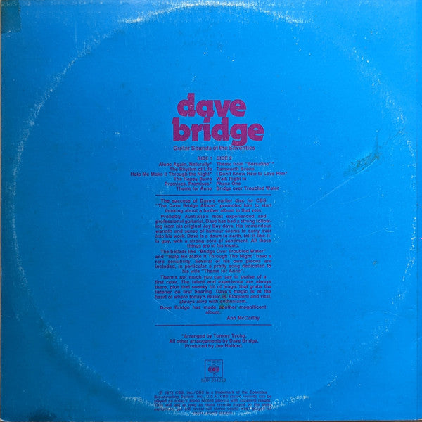 Dave Bridge : Guitar Sounds Of The Seventies (LP, Album)