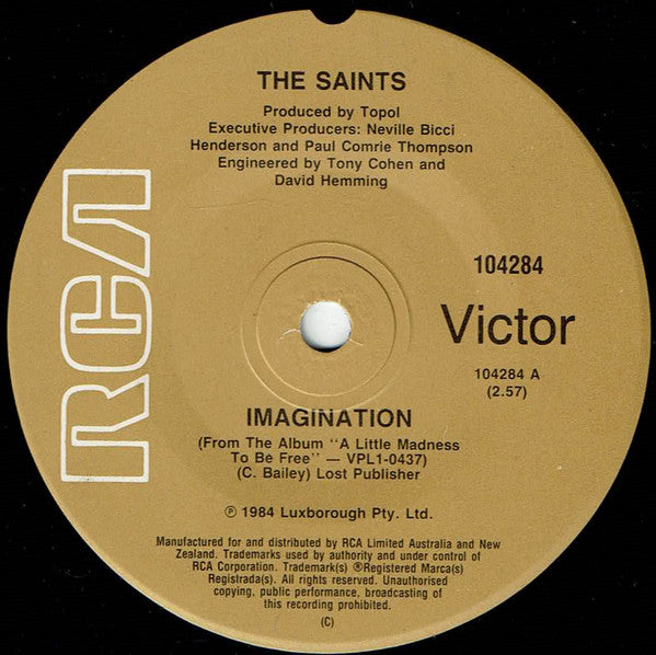 The Saints (2) : Imagination (7", Single)