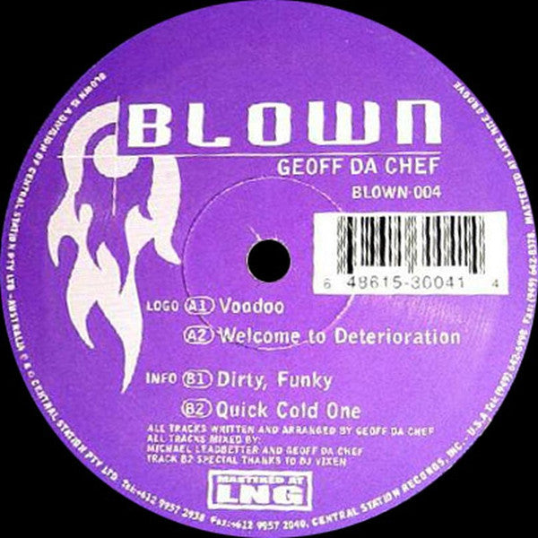 Geoff Da Chef : Blown 004 (12")