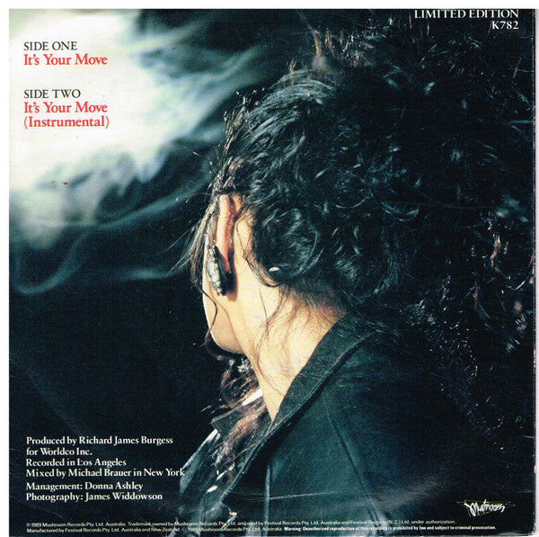 Zan (3) : It's Your Move (7", Single, Ltd)