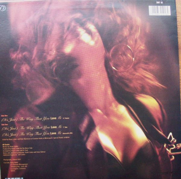 Paula Abdul : (It's Just) The Way That You Love Me (12", Single)
