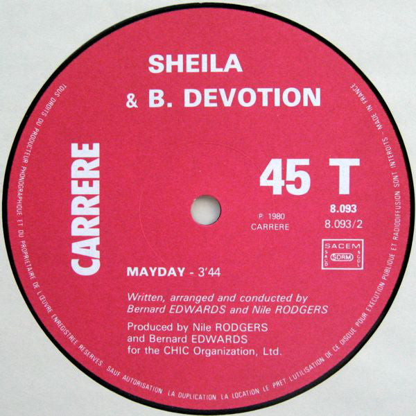 Sheila And B. Devotion* : King Of The World (12", Single)