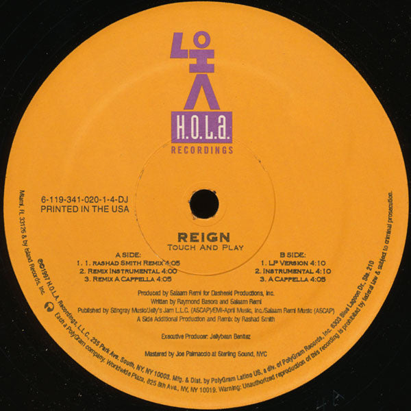 Reign (4) : Touch And Play (12")