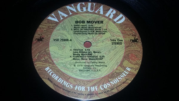 Bob Mover : Bob Mover (LP, Album)