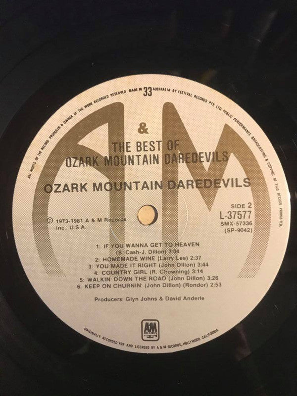 The Ozark Mountain Daredevils : Best Of The Ozark Mountain Daredevils (Nuclear Fishin') (LP, Comp)