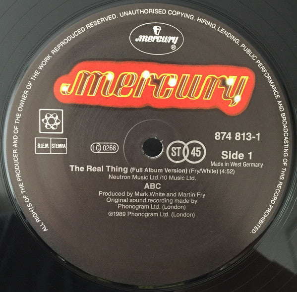 ABC : The Real Thing (12")