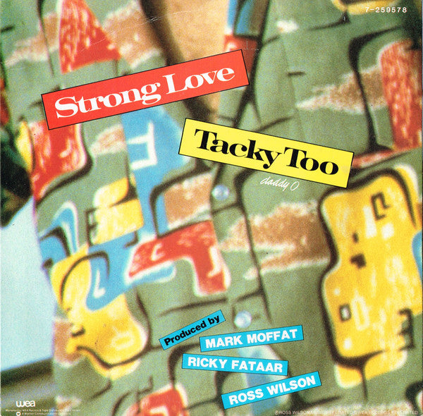 Pat Wilson (2) / Daddy O (2) : Strong Love/ Tacky Too (7", Single)