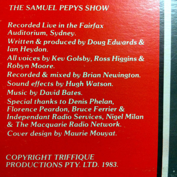 The Samuel Pepys Show : The Samuel Pepys Show (LP)