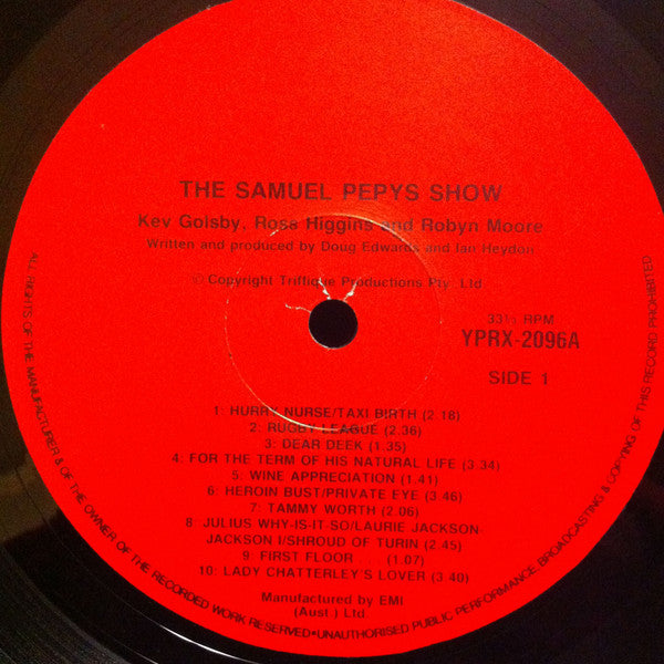 The Samuel Pepys Show : The Samuel Pepys Show (LP)