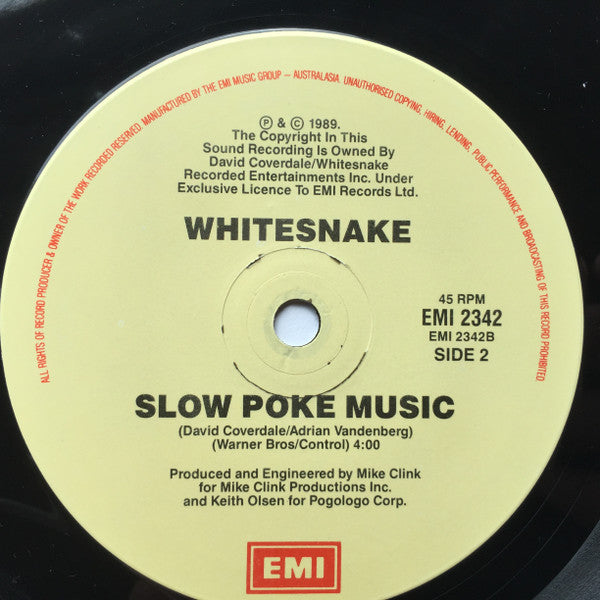 Whitesnake : Fool For Your Loving (7")