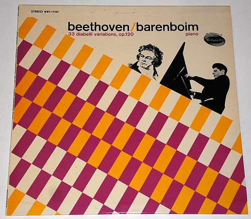 Ludwig van Beethoven, Daniel Barenboim : 33 Diabelli Variations, Op.120 (LP)