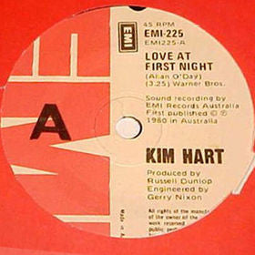 Kim Hart : Love At First Night (7")