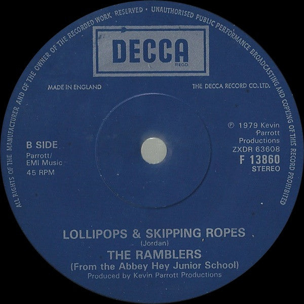 The Ramblers (From The Abbey Hey Junior School) : The Sparrow (7", Single, Sol)