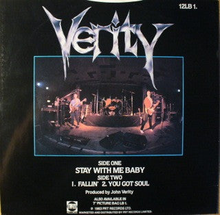 Verity (3) : Stay With Me Baby (12")