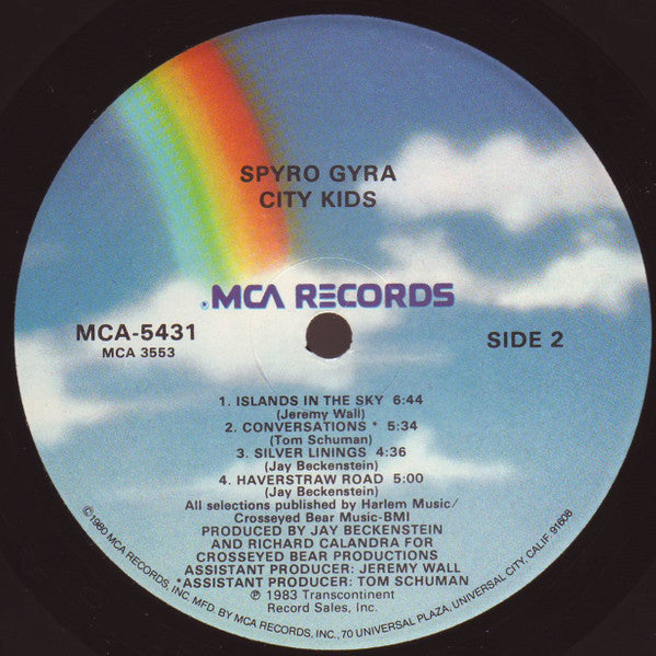 Spyro Gyra : City Kids (LP, Album, Eur)